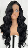 Miss Dior Wig BLACK (human blend wig) 24inch
